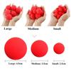 Large Sponges Circular Illusion Comedy Red Magic Tricks Finger Sponge Ball Magic Sponge Ball