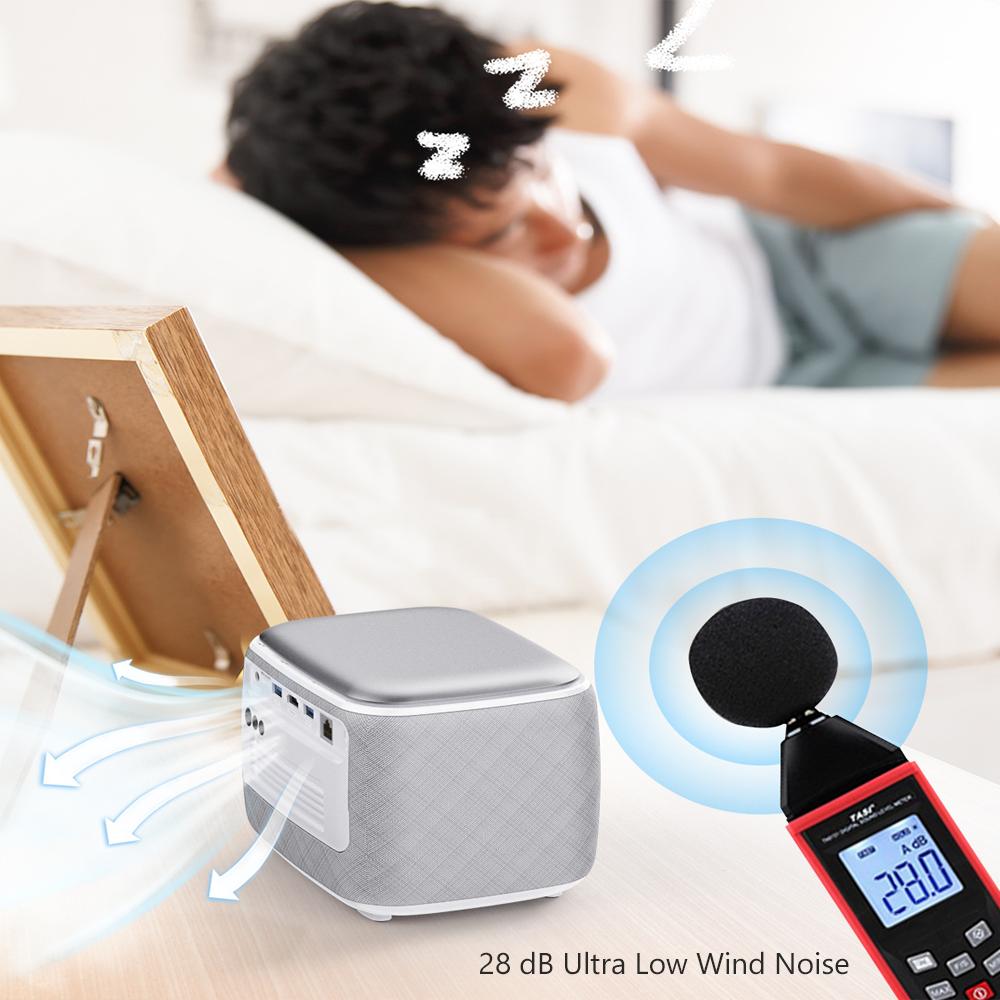 Портативный DLP 1080P 3D-проектор, WiFi Мини Портативный 1080P Домашний Кинотеатр Видеопроектор с Аккумулятором