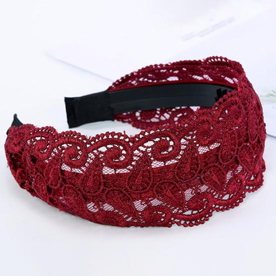 Украшение для прически, головные уборы, шикарная высокая прочность, нежная кружевная вышивка, женская повязка на голову