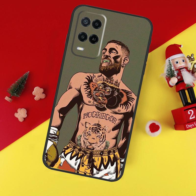 Чехол Conor McGregor для OPPO A96 A76 A16 A52 A72 A92 A98 A78 A58 A5 A9 A15 A17 A77 A53S A57S A94 A74 A54