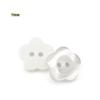 Round Flower Shape Buttons Pearlescent 11mm Decorative Buttons Two Holes Sewing Accessories Scrapbook Decoration