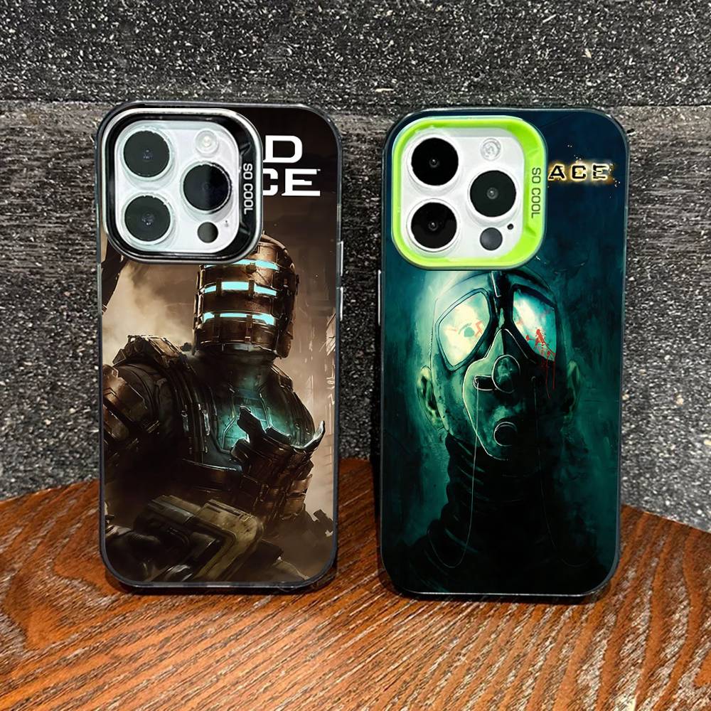 Чехол для телефона D-Dead Space для iPhone 17 16 15 14 11 12 13 Pro Max Plus Pro Цветной Серебристый Чехол