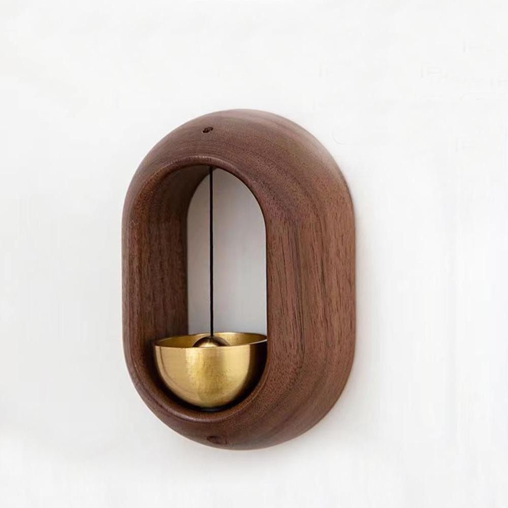 Magnetic Door Bell Wooden Dopamine Doorbell Funny Wind Bell Home Decoration