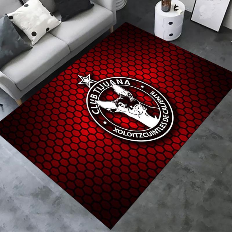 Club Tijuana Logo Carpet Rug for Living Room Bedroom Home Sofa Decoration,Kids play Non-slip Floor Mat