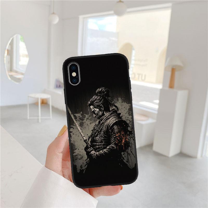 CJ71 Japan Samurai Mask Case for Samsung Galaxy M06 M15 M16 M35 M55 M56 A36 A42 A50 A50S A51 A52 A32 A33 A05 A05S A06 A16 A20