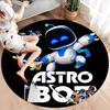 Круглый ковер ASTRO BOT, Ковер для гостиной, спальни, дивана, игровой комнаты, Декор, Нескользящий коврик для пола