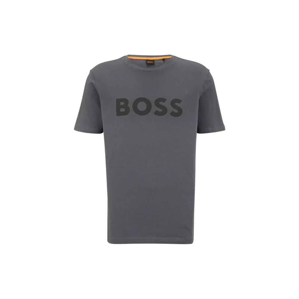 HUGO BOSS FW22 T Shirt Men's Charcoal Gray 50481923-023