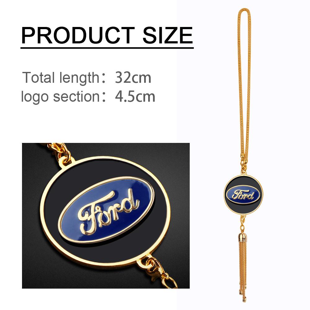 Car Rearview Mirror Pendants Car Accessories Center Cover For Ford ST FOCUS 2 3 Mondeo Kuga MK2 MK4 Fiesta Mustang Kuga MK5 MK3