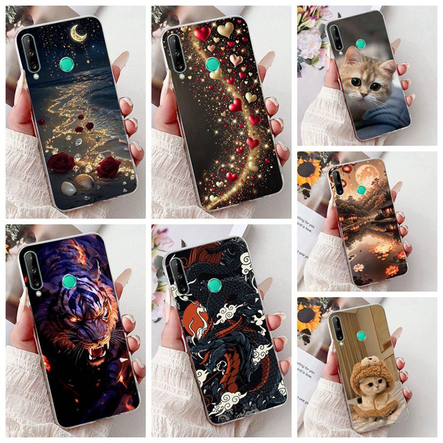 Для Huawei Y6P Чехол MED-LX9 Мягкий Силикон ТПУ Задняя Крышка Для Huawei Y7p 2020 ART-L29 Чехлы Для Телефона Huawei P40 lite E Чехол Оболочка