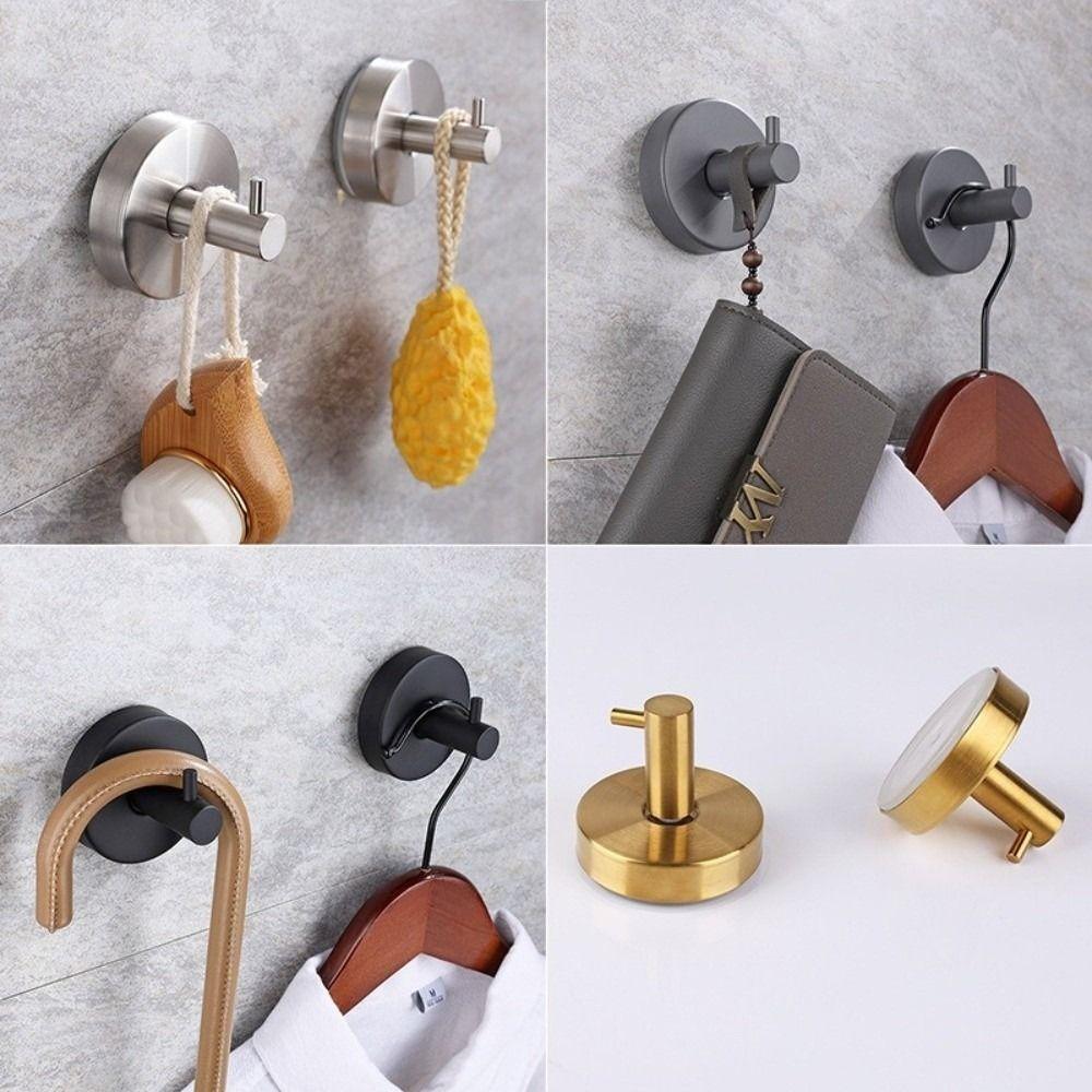 1Pc Removable Wall Hanger No Drill Bathroom Hook Durable Universal Hook Bathroom