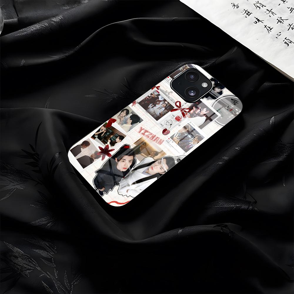 Wang Yibo XiaoZhan Phone Case For IPhone 17 Pro Max 16 15 14 Pro Max 13 11 Plus Glass Cover