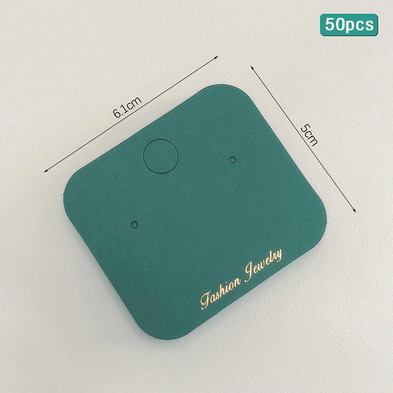 50 шт. простых бумажных этикеток, подарочные бирки ручной работы, бирки для ювелирных изделий, заколки для волос, аксессуары для волос, складная упаковочная карточка