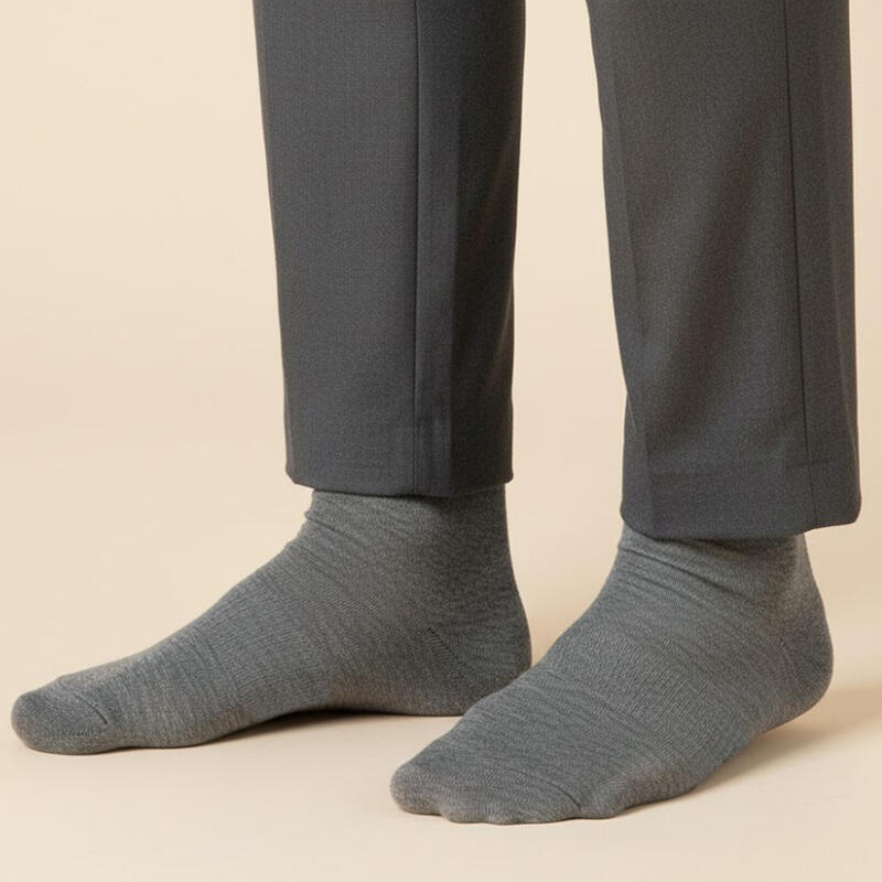 RENOMA Men's Basic Plain Mid-Calf Socks Set of 10