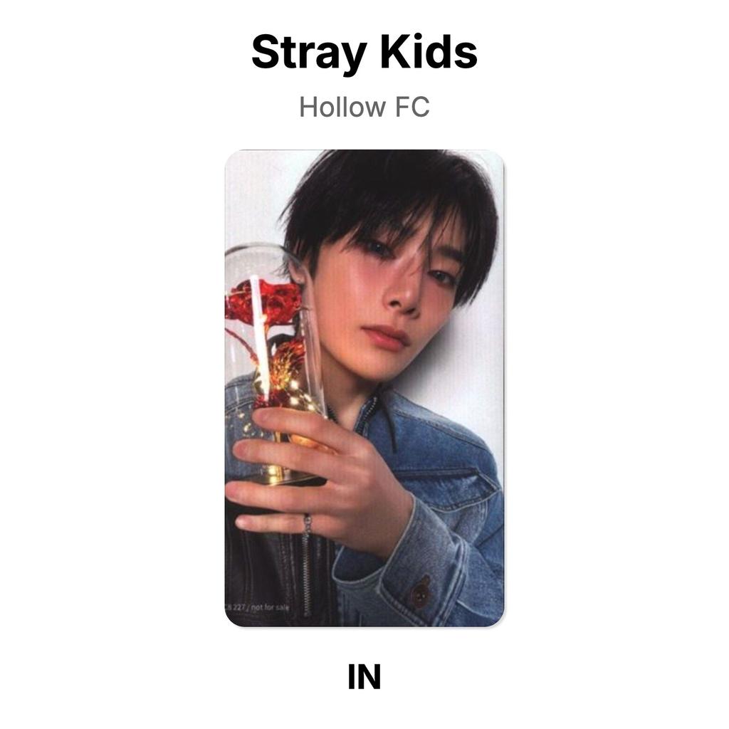 Stray Kids Официальная фотокарточка Hollow FC