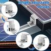 4Pcs Adjustable Solar Panel Mounting Z Brackets Solar Rail End Clamps  Solar System Accessories
