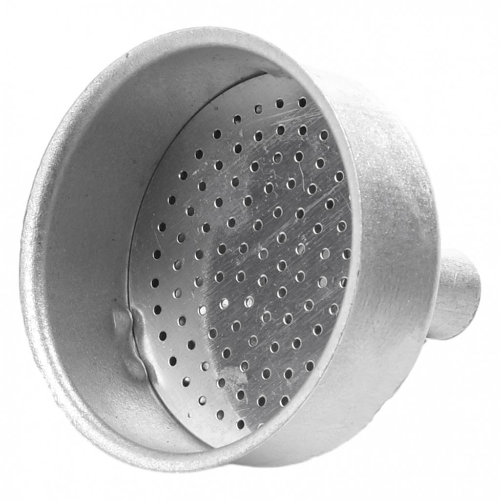 Stylish Aluminium Moka Funnel Filter Replacement for Moka Percolators 1 12 Cups
