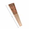 Props Hand Held Fan Bohemian Style Hand Folding Fan Portable Wooden Folding Fan
