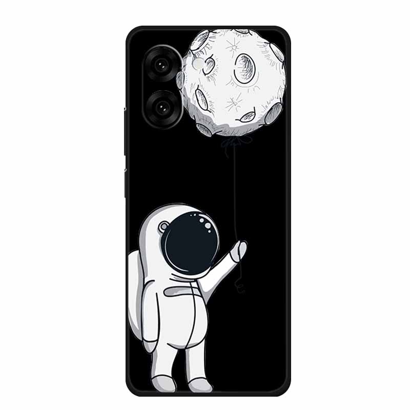 Black Silicone Case For OnePlus Nord CE5 Case One Plus Nord CE 5 Cartoon Cat Soft Back Cover For OnePlus Ace 5 Racing Phone Case