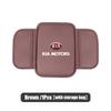 Car Armrest Box Cushion Protection Mat Storage Pocket Accessories For KIA Carnival Niro EV9 K8 Forte Cerato Sportage Ray EV