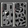 Чехол для Samsung Galaxy A34 A36 A56 A55 A73 A33 A52S A72 A54 A16 A15 A14 A23 A53 A35 A17 A52 Чехол для телефона Милый Мультяшный Кот