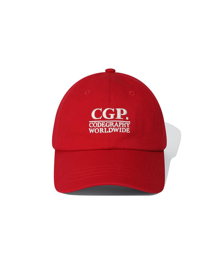 Кепка с квадратным логотипом CGP - Красная