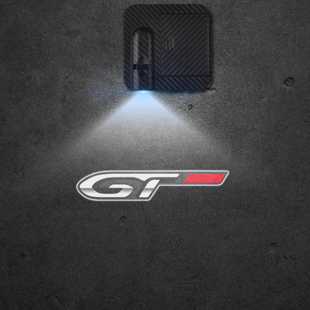 1/2PCS RCZ R GT Car Door Welcome Lights Laser Projector Logo Wireless Sensing For Peugeot 107 108 308 306 307 5008 2008 3008 k5