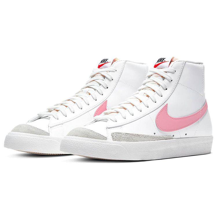 Nike Кроссовки женские Blazer Mid 77 Vintage White Sunset Pulse Summit-White Black Total-Orange CZ1055-114