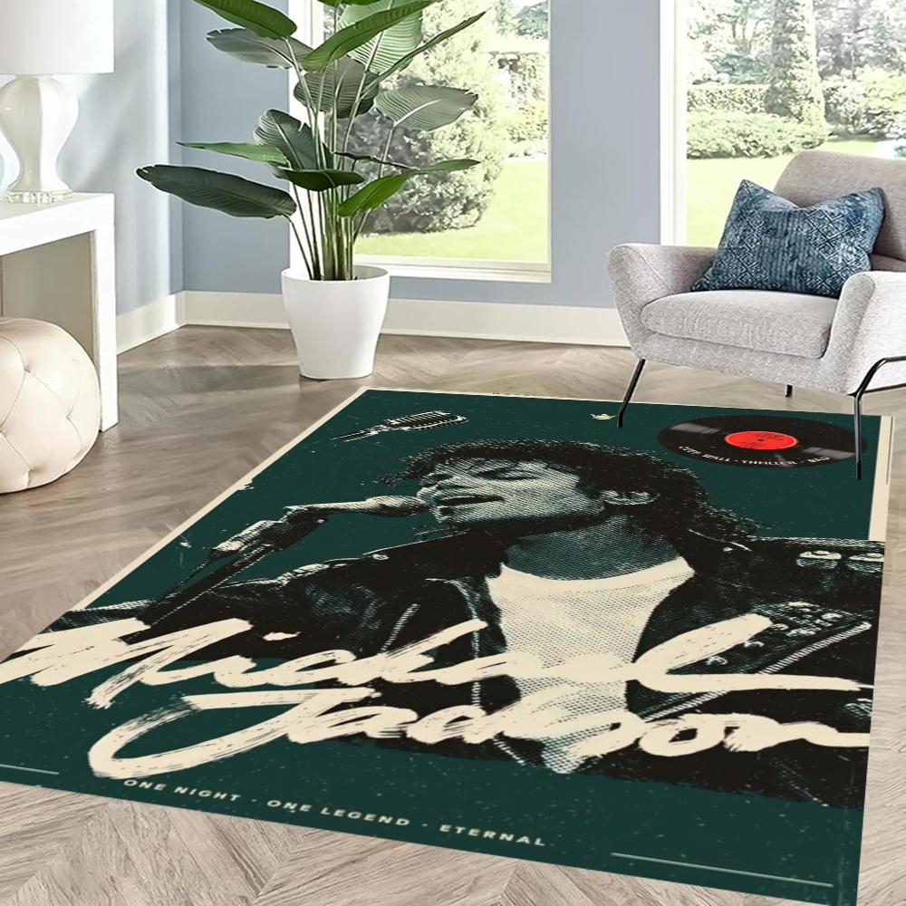 Michael Jackson Area Rug Design For Decorate Room Game Room Bedrooms Living Rooms Antislip Carpet Office Home Decor Wedding Party Gift