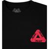 Palace Charity Limited Edition Красная треугольная футболка с короткими рукавами, топы унисекс, черные P18TS237
