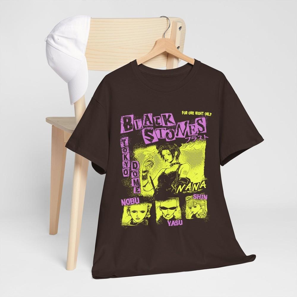 Nana Osaki Tshirt Black Stones Girl Kawaii Unisexga Anime Graphic Shirt All Size