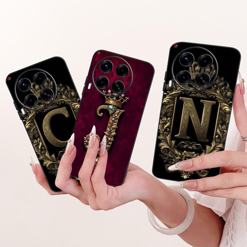 Чехол для Tecno Camon 30 CL6 CL6k CL7 Чехол Роскошный С Инициалами Мягкий Силиконовый Задняя Крышка Для Tecno Camon 30 Pro Premier Fundas