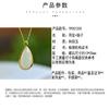 Natural Xinjiang Hotan Jade S925 silver blue white jade water drop pendant necklace pendant with certificate