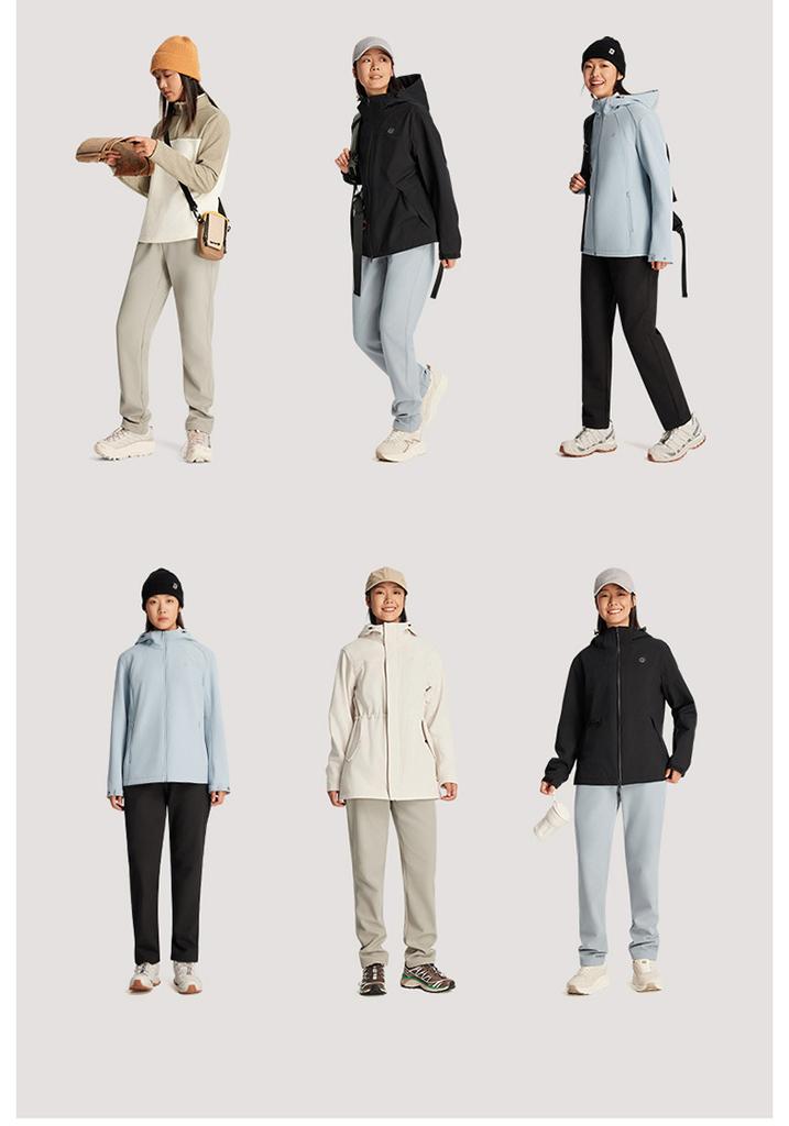 Explore women's plush thick soft shell pants for casual hiking, windproof and splash proof outdoor assault pants for autumn and winter