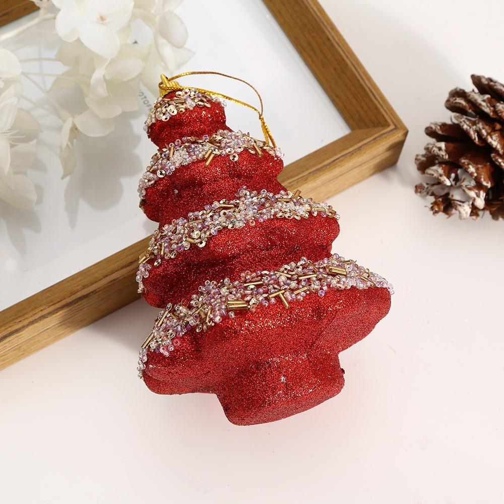 Vibrant Colors Xmas Tree Hanging Pendant Foam Hanging Ornament Christmas Tree Decoration  Office