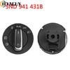 5ND941431A 5ND941431B 5ND941431C для VW Golf Jetta MK5 MK6 GTI Passat B6 B7 CC Touran Caddy Tiguan Автомобильный хромированный переключатель фар