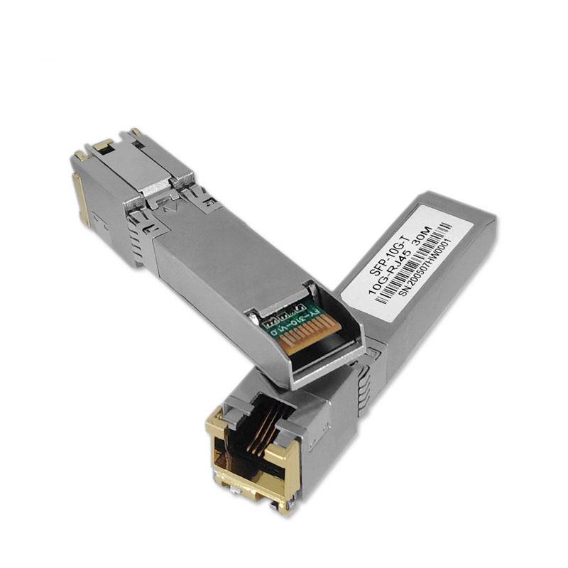 Модуль 10G Adaptive Ethernet с портом RJ45, преобразование оптического сигнала в электрический, радиус действия 30 м, совместимость с Huawei, ZTE и Intel