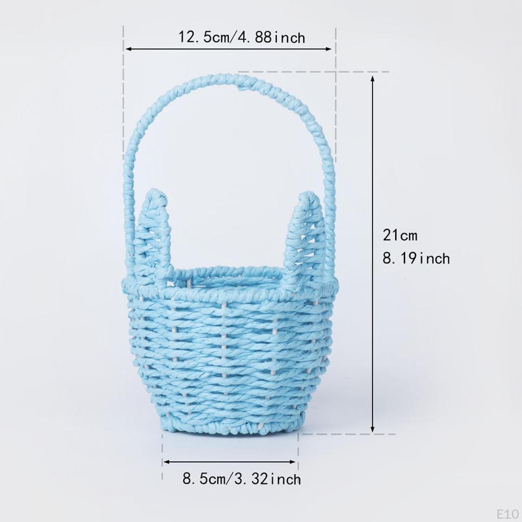 Корзина кролика для Пасхи и использования в качестве цветочницы, хранение событий Главная