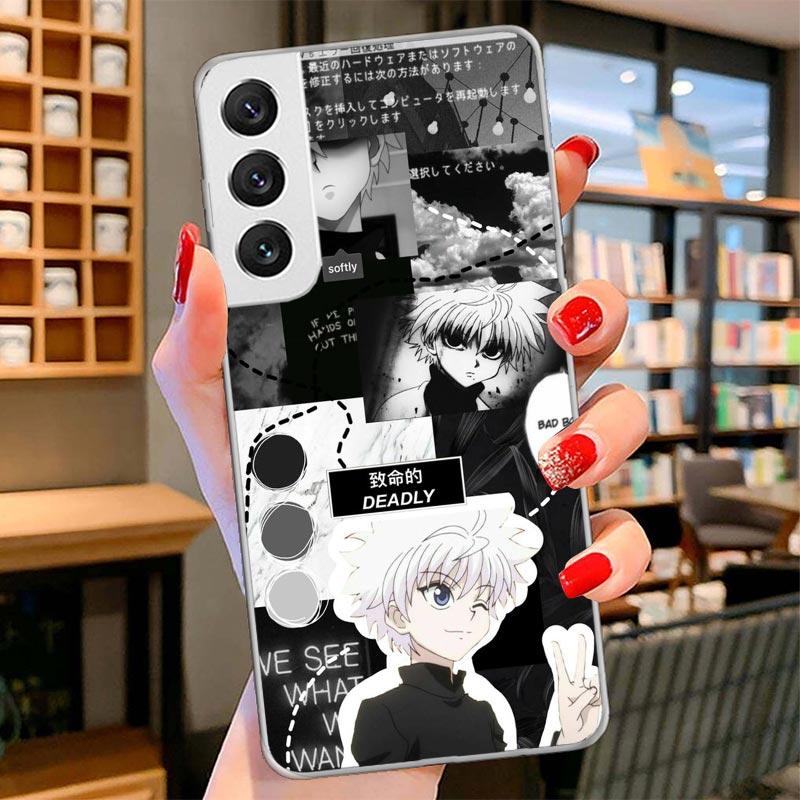 Чехол для телефона Hunter X Killua для Samsung Galaxy S26 S25 Edge S24 Ultra S23 S22 Plus S21 S20 FE Мягкий чехол-оболочка Galaxy S25