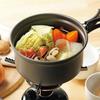 Kakusei Portable Camping Strainer One-Handed Pot 16cm Direct Flame Only Hard Anodized Finish GoGo Camp Meal Mesh Pouch