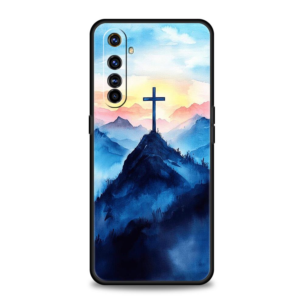 Стих из Христианской Библии Иисус Для Realme GT Neo 2 3 3T 5 Чехол Для Realme 12 11 5G 10 9 8 5G 7 6 GT5 GT3 Pro C25 C35 Чехол