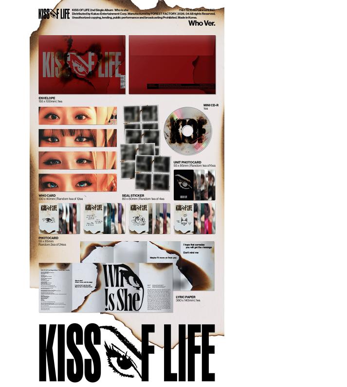 [ПРЕДЗАКАЗ] KISS OF LIFE Второй сингл-альбом Who Is She (Кто Вер.)
