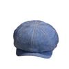 New Korean-style Dongdaemun simple casual denim newsboy cap for women, versatile for spring and autumn, retro and face-slimming