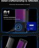 Емкостный USB-микрофон с шумоподавлением и RGB-подсветкой для компьютера, записи на телефон, игр, стриминга и видео