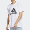 adidas Футболки Мужские Белые С Круглым Вырезом Умеренный Прямой Крой JZ9179