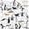Realistic Arctic Animal Models Toys: Polar Bear, Beluga, Seal, Wolf, Snow Leopard, Penguin