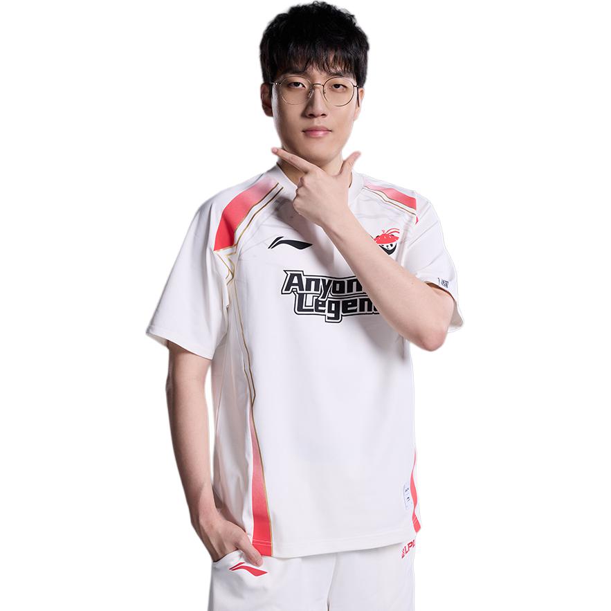Li Ning x LEAGUE OF LEGENDS Спортивная коллекция Life Футболка 2024 Сезон Команда AL Унисекс Слоновая кость ATSU647-1
