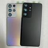 Для Samsung Galaxy S21 Ultra G998 Задняя крышка аккумулятора Задний стеклянный корпус С заменой объектива камеры Запасные части
