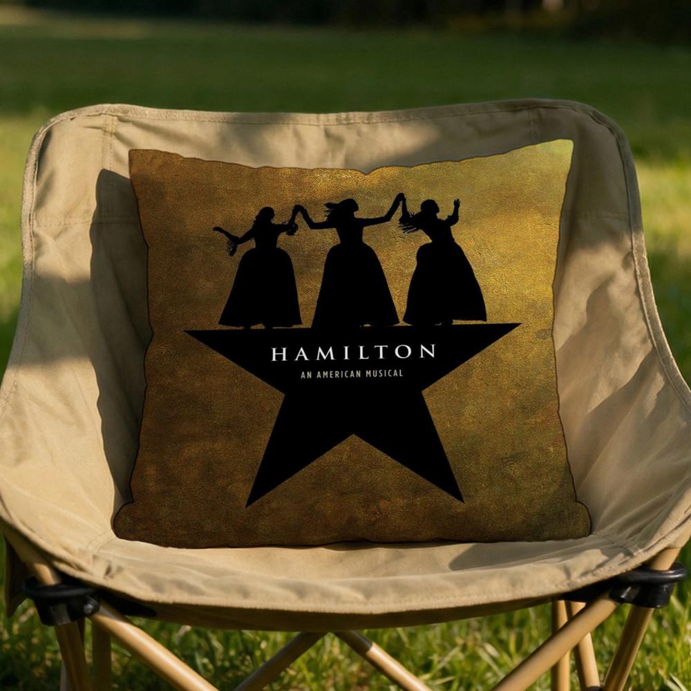 HamiltonES Musical Play Cushion Cover Soft Reversible Durable Pillow Cover MultiScene Use for Home Car Daily Comfort