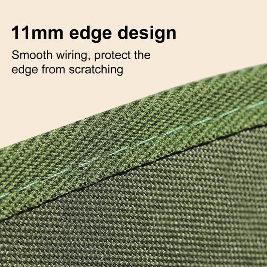 Лоток для хранения на открытом воздухе с кнопкой-защелкой из водонепроницаемой ткани Оксфорд, портативный складной пятиугольный лоток-органайзер, держатель для контейнера