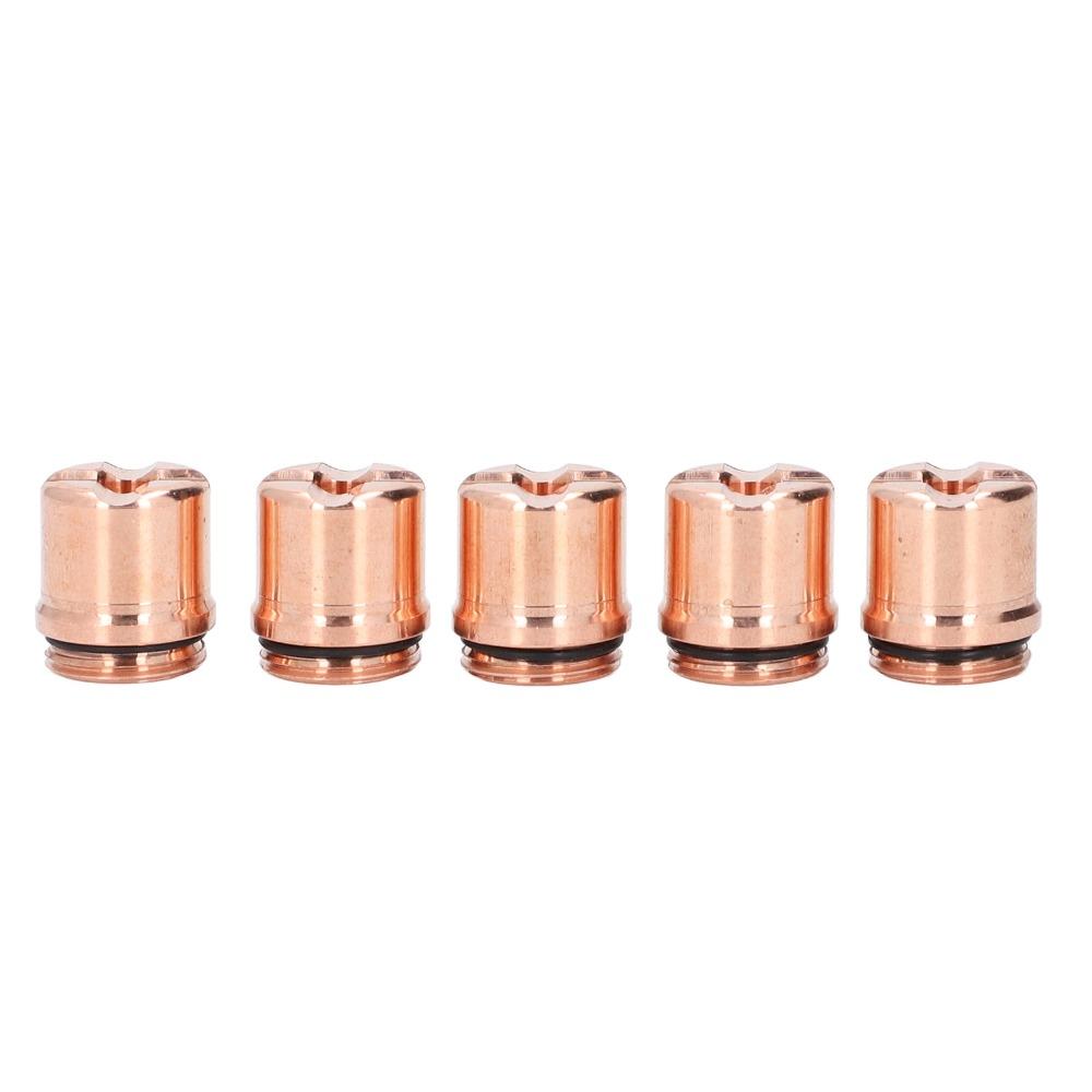 5pcs Drag Cutting Plasma Shield Cap For Thermal Dynamics Shield Cap Industrial Cutting Use